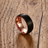 Tungsten Carbide Inner Gold Ring