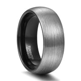 Tungsten Carbide Gun Metal Ring